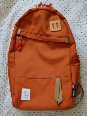 Topo Designs 20L Daypack Backpack in Clay (Burnt Orange)